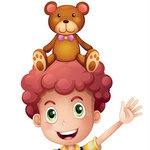 Boy with teddy bear