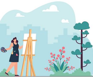 Nature peinture