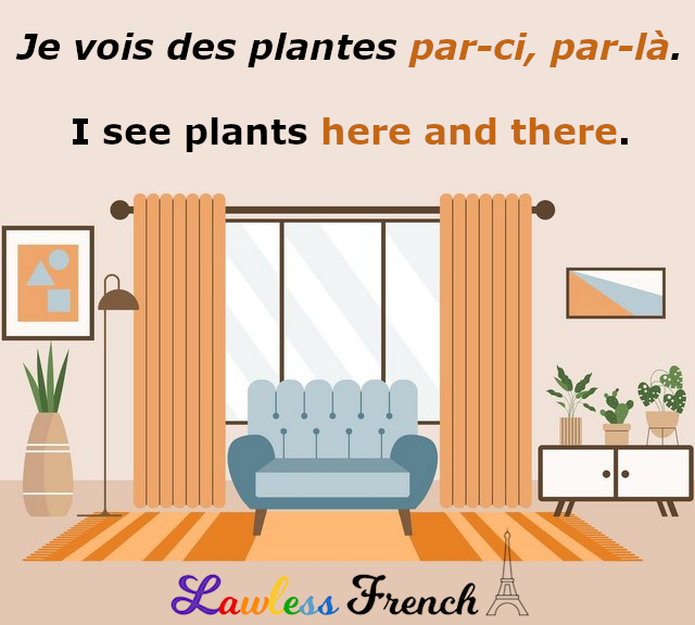 Des plantes par-ci, par-là