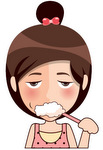 Brushing teeth