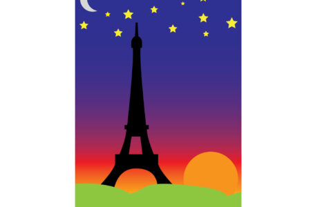 La tour Eiffel à fond