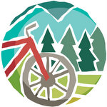 Bike ride in woods